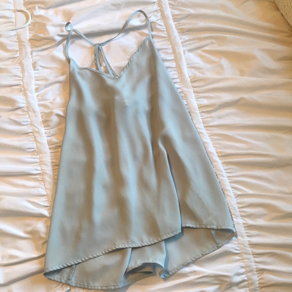 Baby blue tunic
